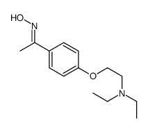 (NZ)-N-[1-[4-[2-(diethylamino)ethoxy]phenyl]ethylidene]hydroxylamine Structure