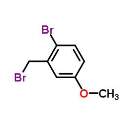 1-Bromo-2-(bromomethyl)-4-methoxybenzene structure