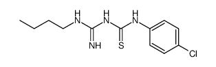 N-butylcarbamimidoyl-N'-(4-chloro-phenyl)-thiourea结构式