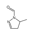 1-formyl-5-methyl-4,5-dihydro-1H-pyrazole结构式