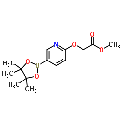 6-(2-Methoxy-2-oxoethoxy)-3-pyridineboronic Acid Pinacol Ester structure