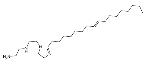 (Z)-N-[2-[2-(8-heptadecenyl)-4,5-dihydro-1H-imidazol-1-yl]ethyl]ethylenediamine structure