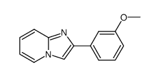 2-(3-methoxyphenyl)imidazo[1,2-a]pyridine结构式