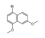 4-bromo-1,7-dimethoxynaphthalene Structure