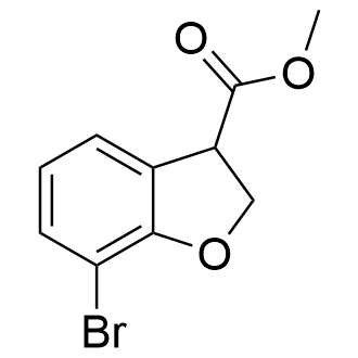 Methyl 7-bromo-2,3-dihydrobenzofuran-3-carboxylate Structure