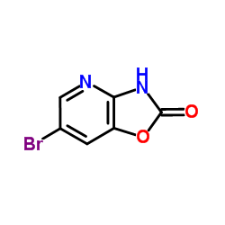 6-溴-3H-恶唑并[4,5-b]吡啶-2-酮结构式