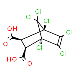 Bicyclo[2.2.1]hept-5-ene-2,3-dicarboxylic acid, 1,4,5,6,7,7-hexachloro-, (endo,endo)- picture