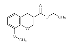 8-甲氧基苯并二氢吡喃-3-羧酸乙酯结构式
