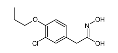 2-(3-Chloro-4-propoxyphenyl)acetohydroxamic acid Structure