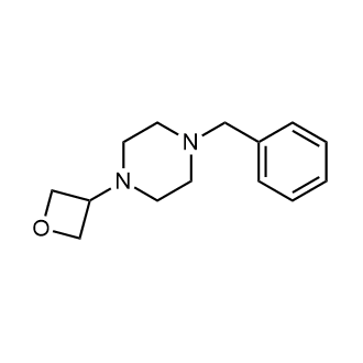1-Benzyl-4-(oxetan-3-yl)piperazine Structure