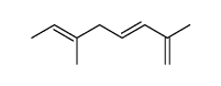 2,6-dimethyl-1,3,6-octatriene Structure
