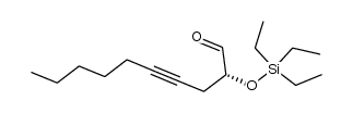 (R)-2-[(triethylsilyl)oxy]-4-decynal Structure