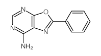 Oxazolo[5,4-d]pyrimidin-7-amine,2-phenyl- Structure