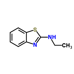 N-乙基-(9ci)-2-氨基苯并噻唑结构式