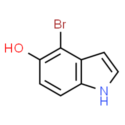 1H-Indol-5-ol, 4-bromo- structure