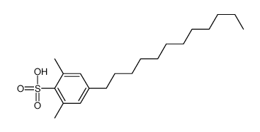 4-dodecyl-2,6-dimethylbenzenesulfonic acid Structure