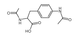 N-acetyl-4-acetylamino-phenylalanine Structure