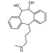 10,11-Dihydro-10,11-dihydroxy Protriptyline Structure