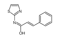 3-phenyl-N-(1,3-thiazol-2-yl)acrylamide structure