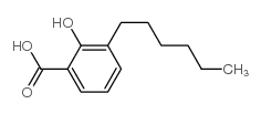 3-hexylsalicylic acid结构式