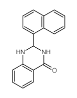4(1H)-Quinazolinone,2,3-dihydro-2-(1-naphthalenyl)- Structure