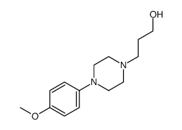 3-[4-(4-methoxyphenyl)piperazin-1-yl]propan-1-ol结构式