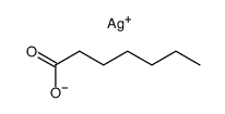 heptanoic acid , silver (I)-compound结构式
