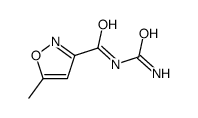N-(Aminocarbonyl)-5-methyl-3-isoxazolecarboxamide结构式