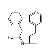 2-phenyl-N-[(2R)-4-phenylbutan-2-yl]acetamide结构式