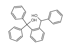 1-(α-hydroxybenzyl)-2-(α-hydroxy-α-phenylbenzyl)benzene Structure