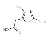 (2,4-Dimethyl-thiazol-5-yl)acetic acid structure