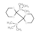 trimethyl-[2-(2-trimethylsilyl-1,3-dithian-2-yl)-1,3-dithian-2-yl]silane结构式