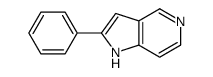 2-苯基-1H-吡咯并[3,2-c]吡啶结构式