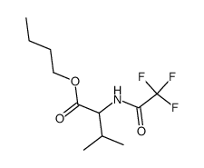 N-Trifluoracetyl-valin-n-butylester Structure