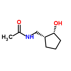 Acetamide, N-[[(1R,2R)-2-hydroxycyclopentyl]methyl]- (9CI)结构式