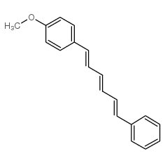 1-(4-Methoxyphenyl)-6-phenylhexatriene Structure