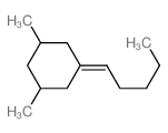 Cyclohexane,1,3-dimethyl-5-pentylidene-结构式