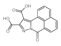 7-oxo-7H-benzo(de)pyrazolo[5,1-a]isoquinoline-10,11-dicarboxylic acid Structure