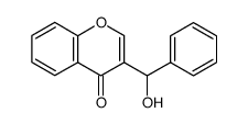 3-(α-Hydroxybenzoyl)chromone Structure