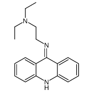 N-acridin-9-yl-N',N'-diethylethane-1,2-diamine Structure