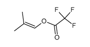 i-butyraldehyde enol trifluoroacetate Structure