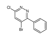 4-Bromo-6-chloro-3-phenylpyridazine结构式