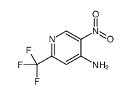 5-硝基-2-(三氟甲基)吡啶-4-胺结构式