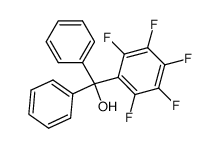 (pentafluoro phenyl) diphenyl methanol结构式