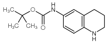(1,2,3,4-四氢喹啉-6-基)氨基甲酸叔丁酯结构式