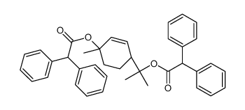 [(1R,4R)-4-[2-(2,2-diphenylacetyl)oxypropan-2-yl]-1-methylcyclohex-2-en-1-yl] 2,2-diphenylacetate Structure