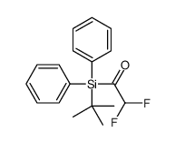 1-[tert-butyl(diphenyl)silyl]-2,2-difluoroethanone Structure