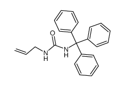 N-allyl-N'-trityl-urea Structure