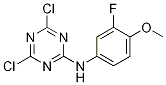 1,3,5-Triazin-2-aMine, 4,6-dichloro-N-(3-fluoro-4-Methoxyphenyl)- picture