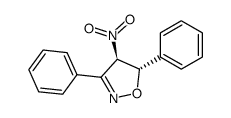 trans-3,5-diphenyl-4-nitro-Δ2-isoxazoline结构式